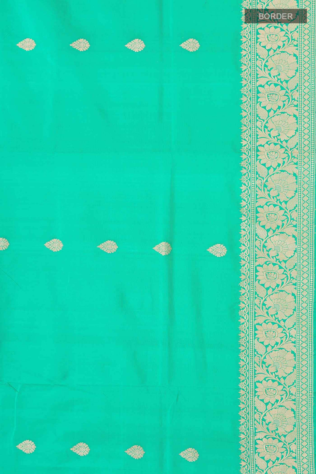 Green Banarasi Katan Silk Saree
