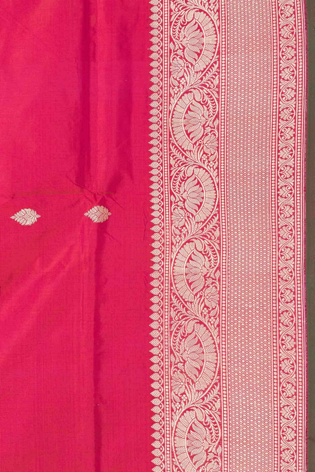 Pink Dual Tone Banarasi Silk Saree