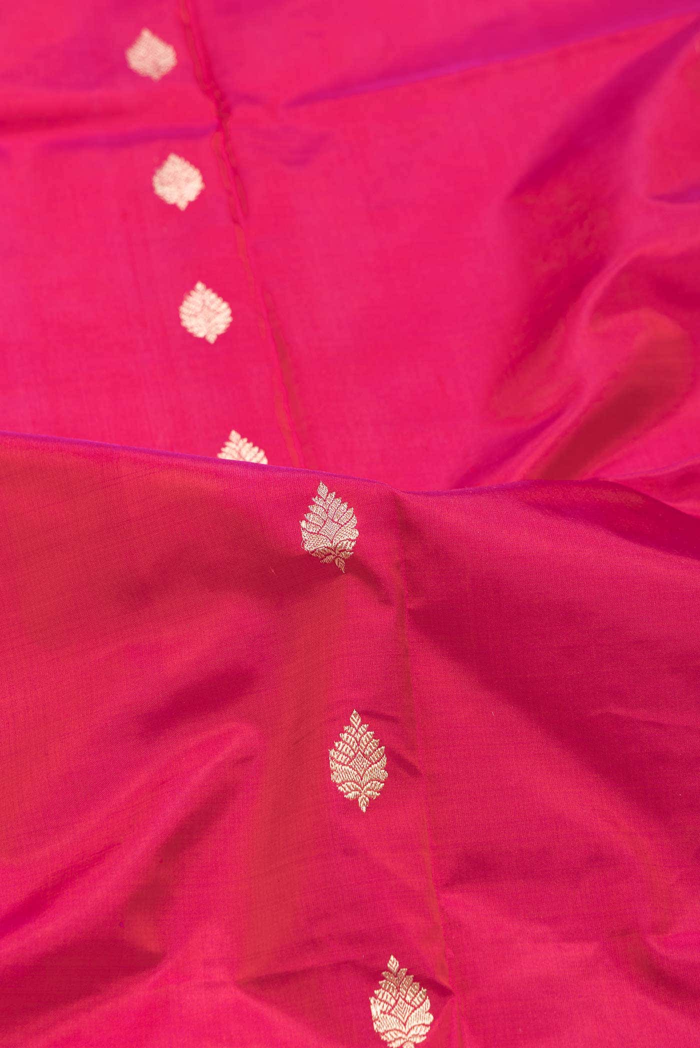 Pink Dual Tone Banarasi Silk Saree