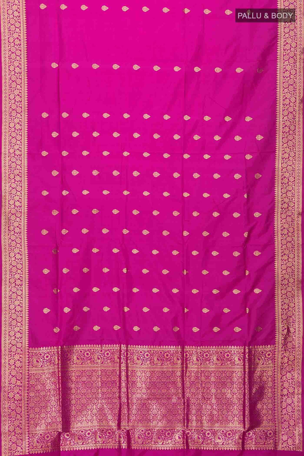 Pink Banarasi Katan Silk Saree