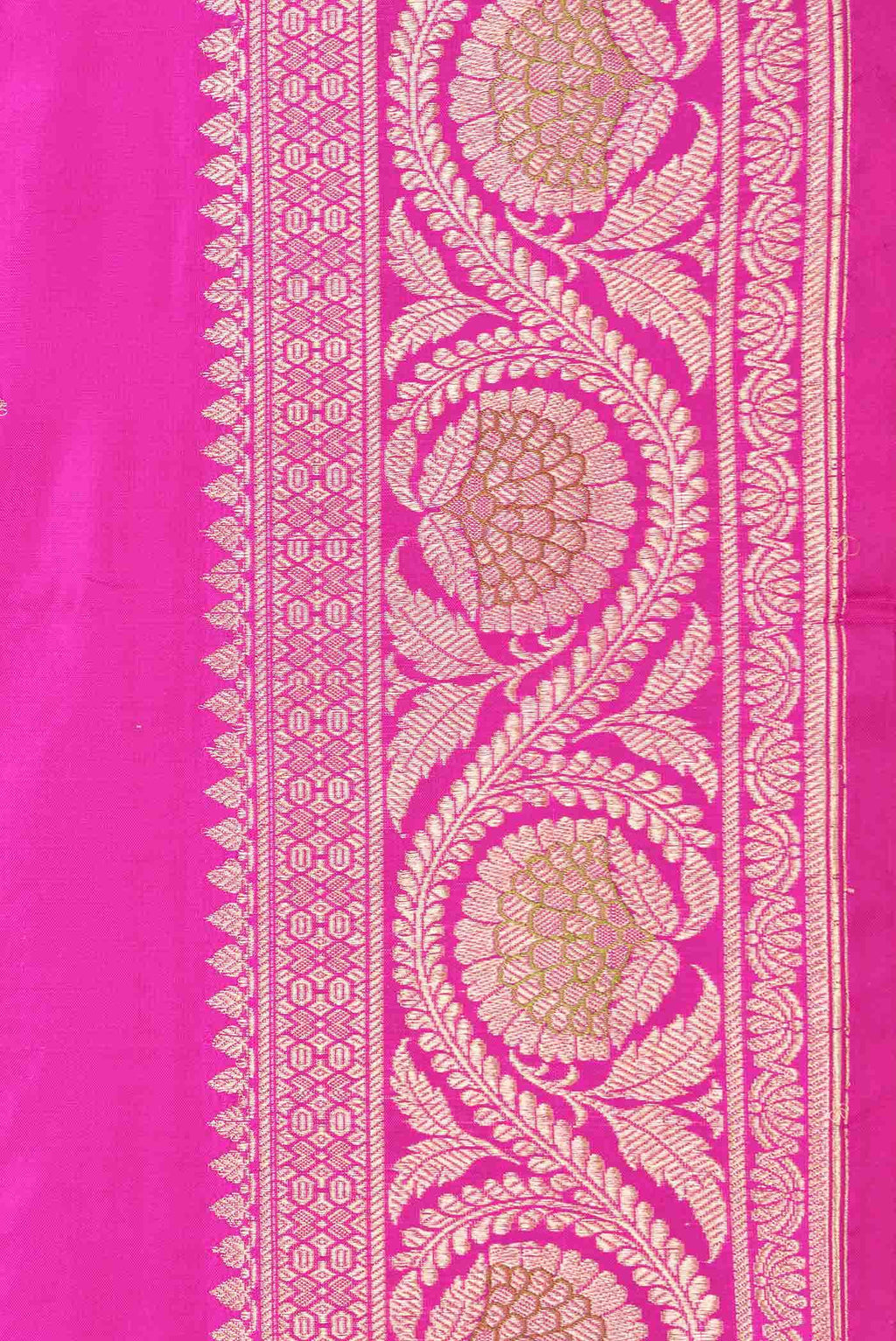 Pink Dual Tone Banarasi Silk Saree