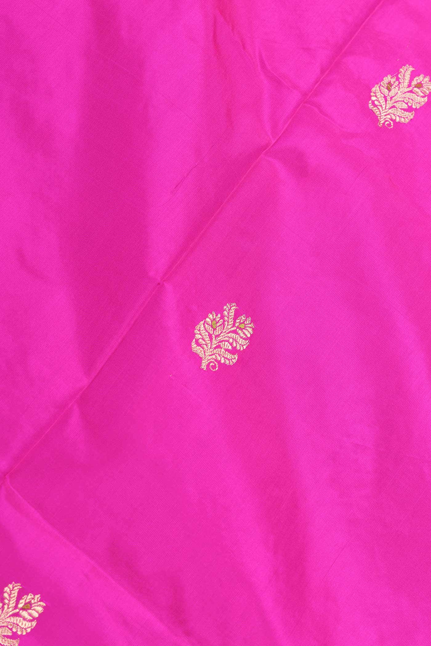 Pink Dual Tone Banarasi Silk Saree