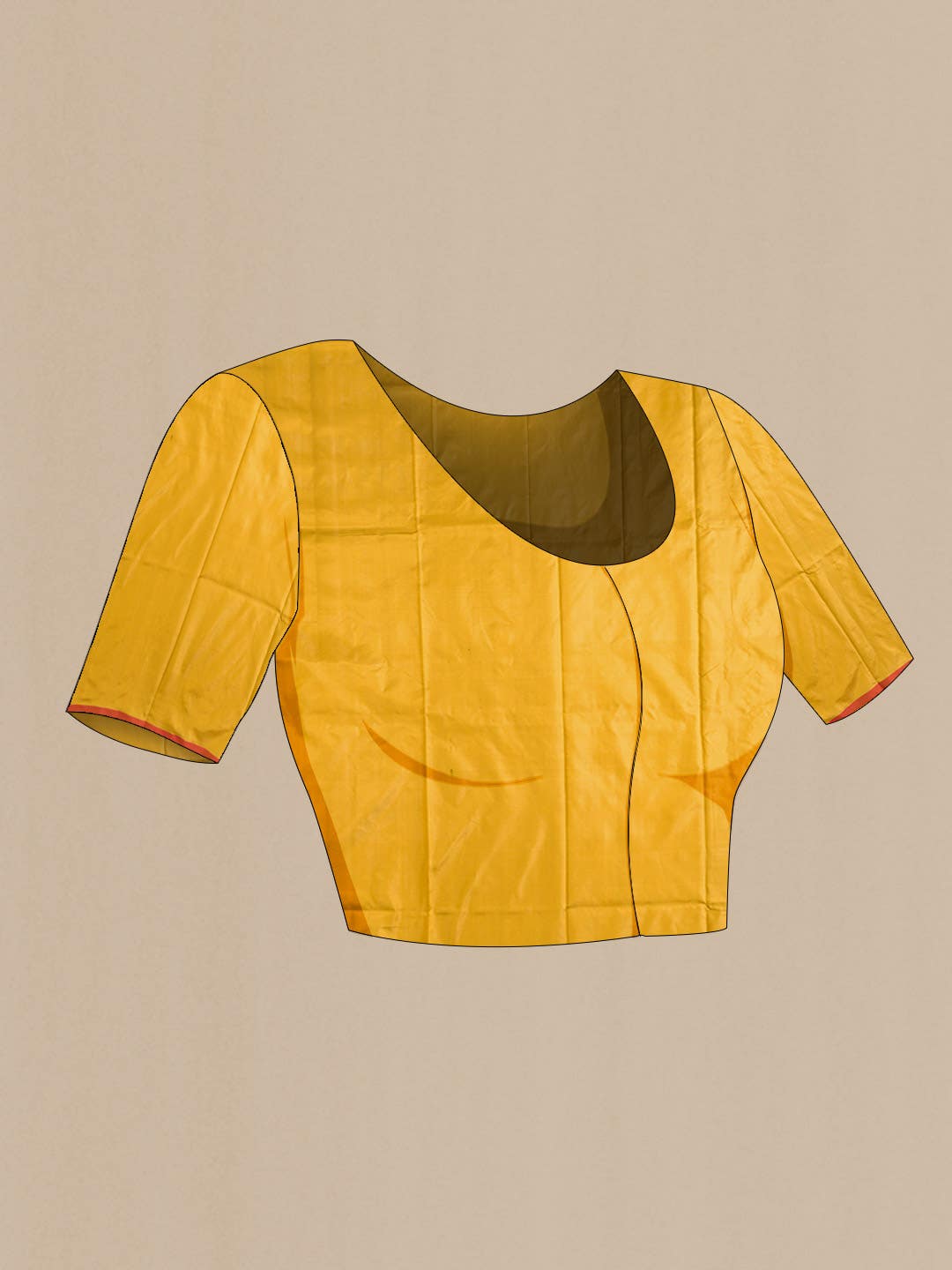Yellow Banarasi Katan Silk Saree