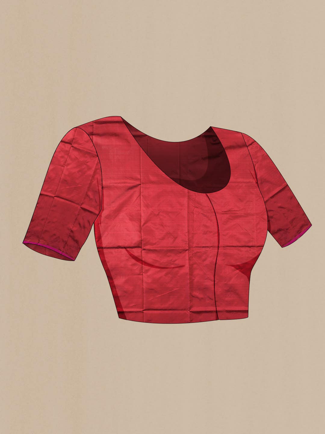 Maroon Banarasi Katan Silk Saree
