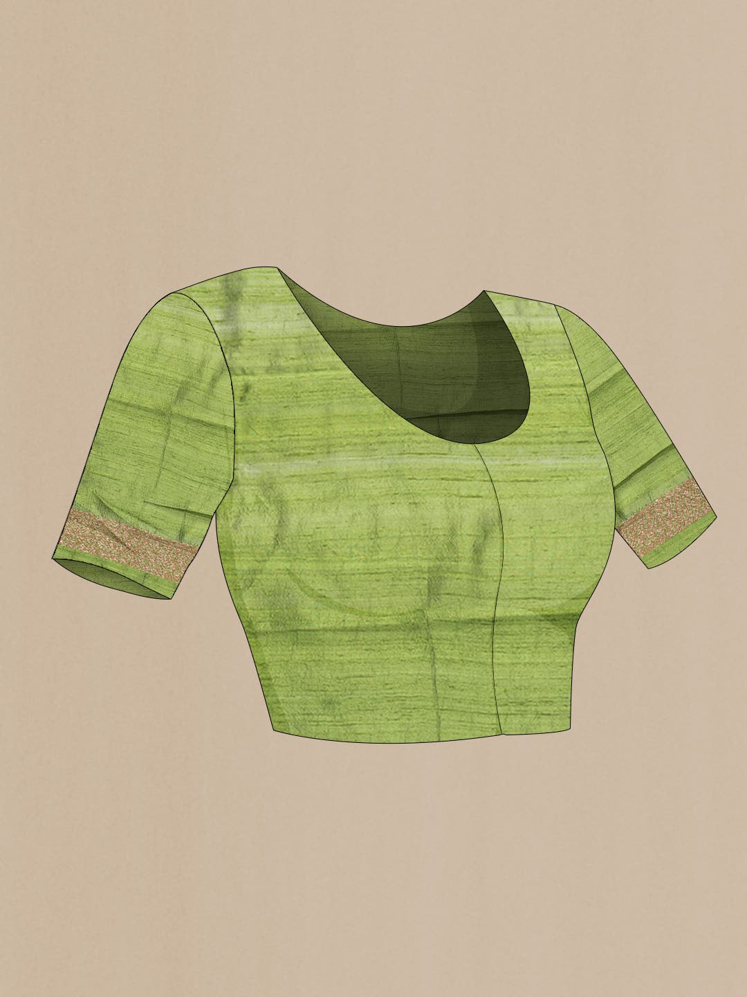 Green Dual Tone Banarasi Silk Saree