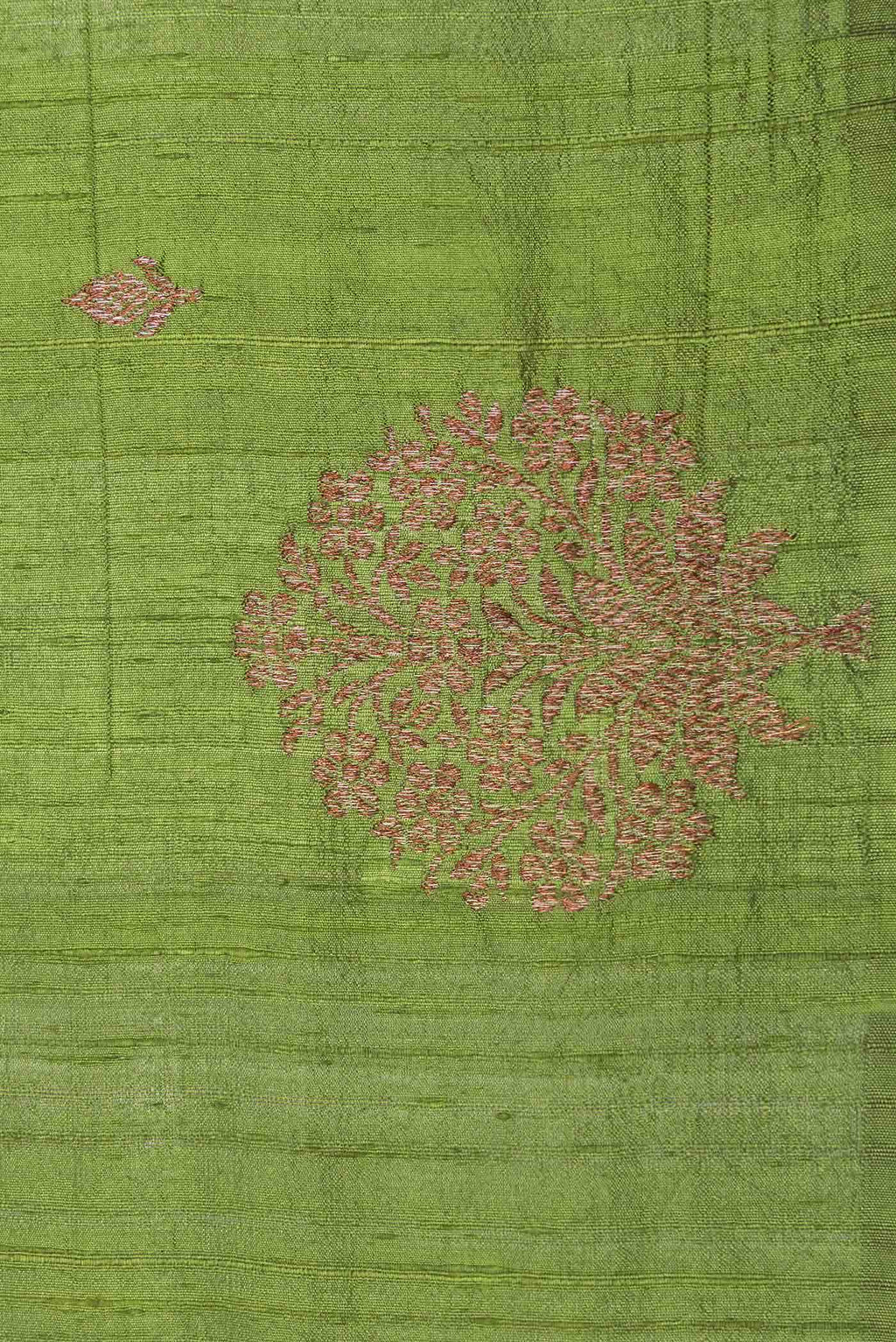 Green Dual Tone Banarasi Silk Saree