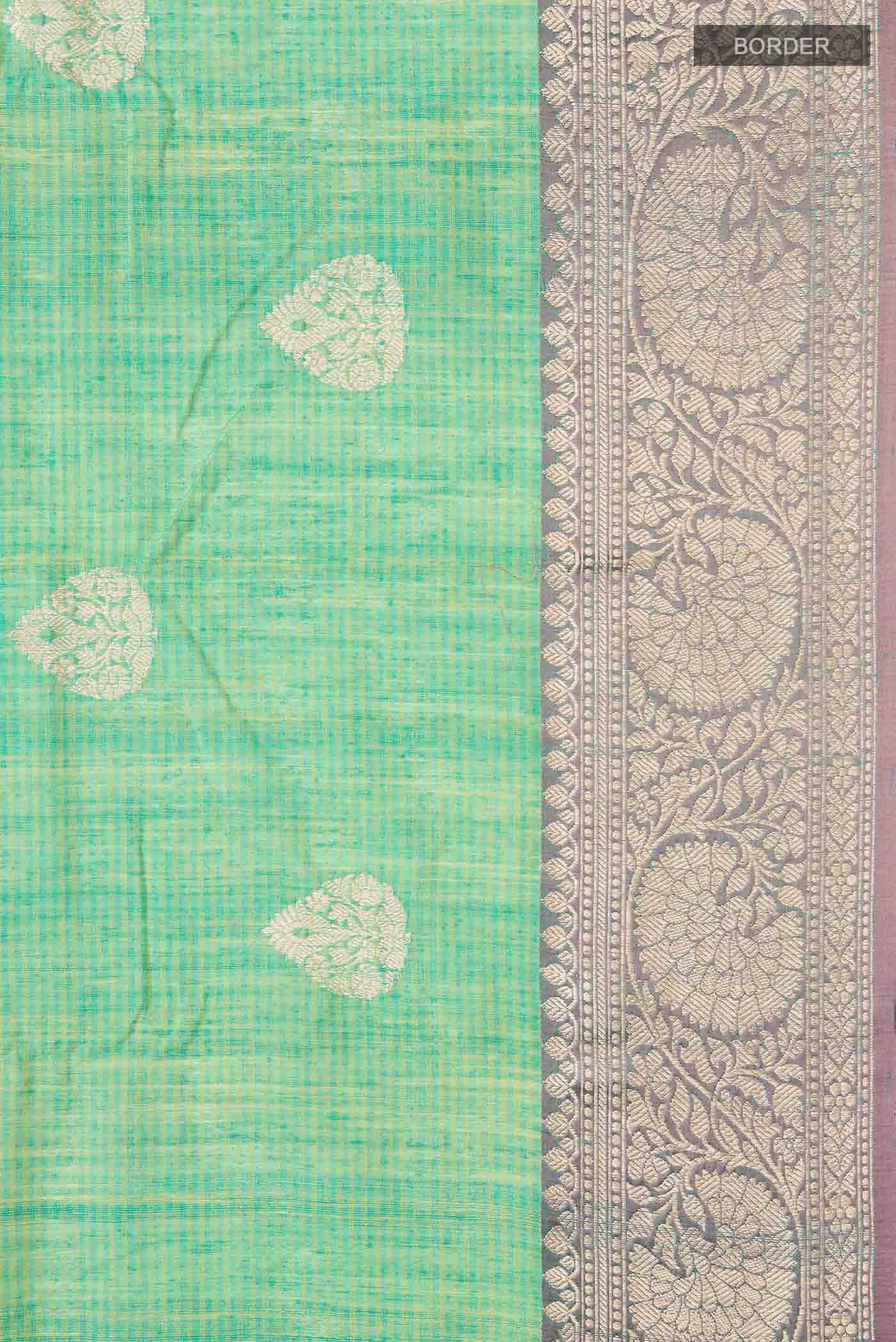 Green Banarasi Silk Saree
