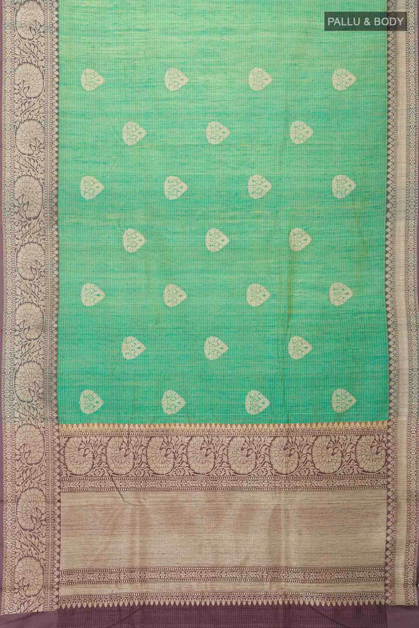 Green Banarasi Silk Saree