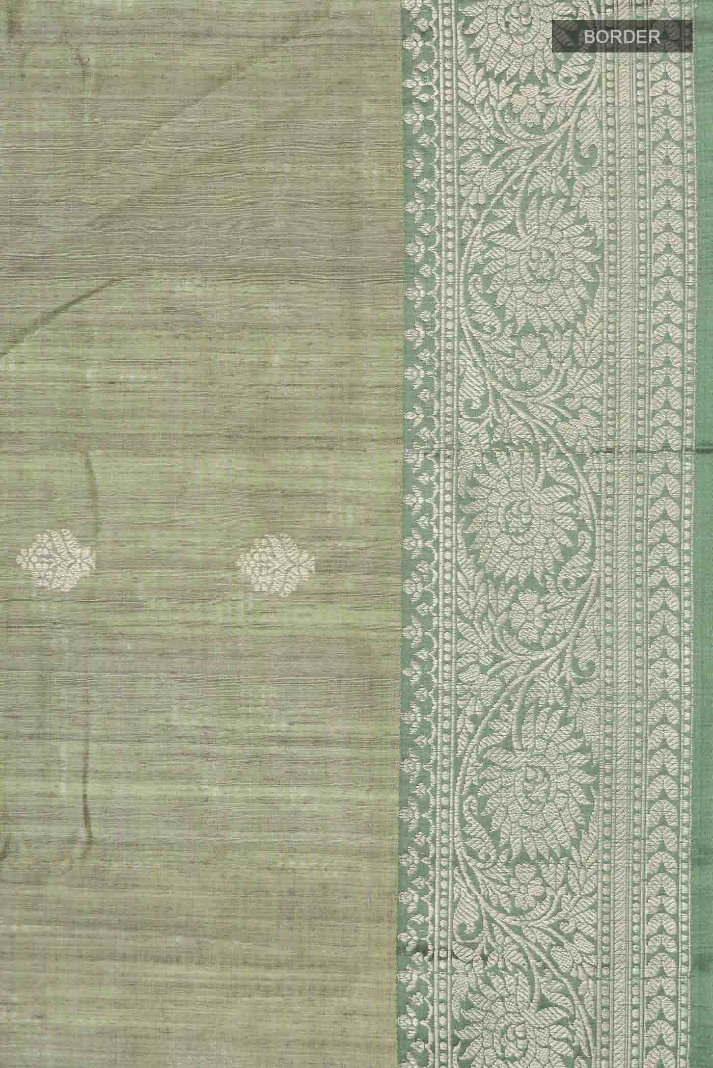 Green Banarasi Silk Saree