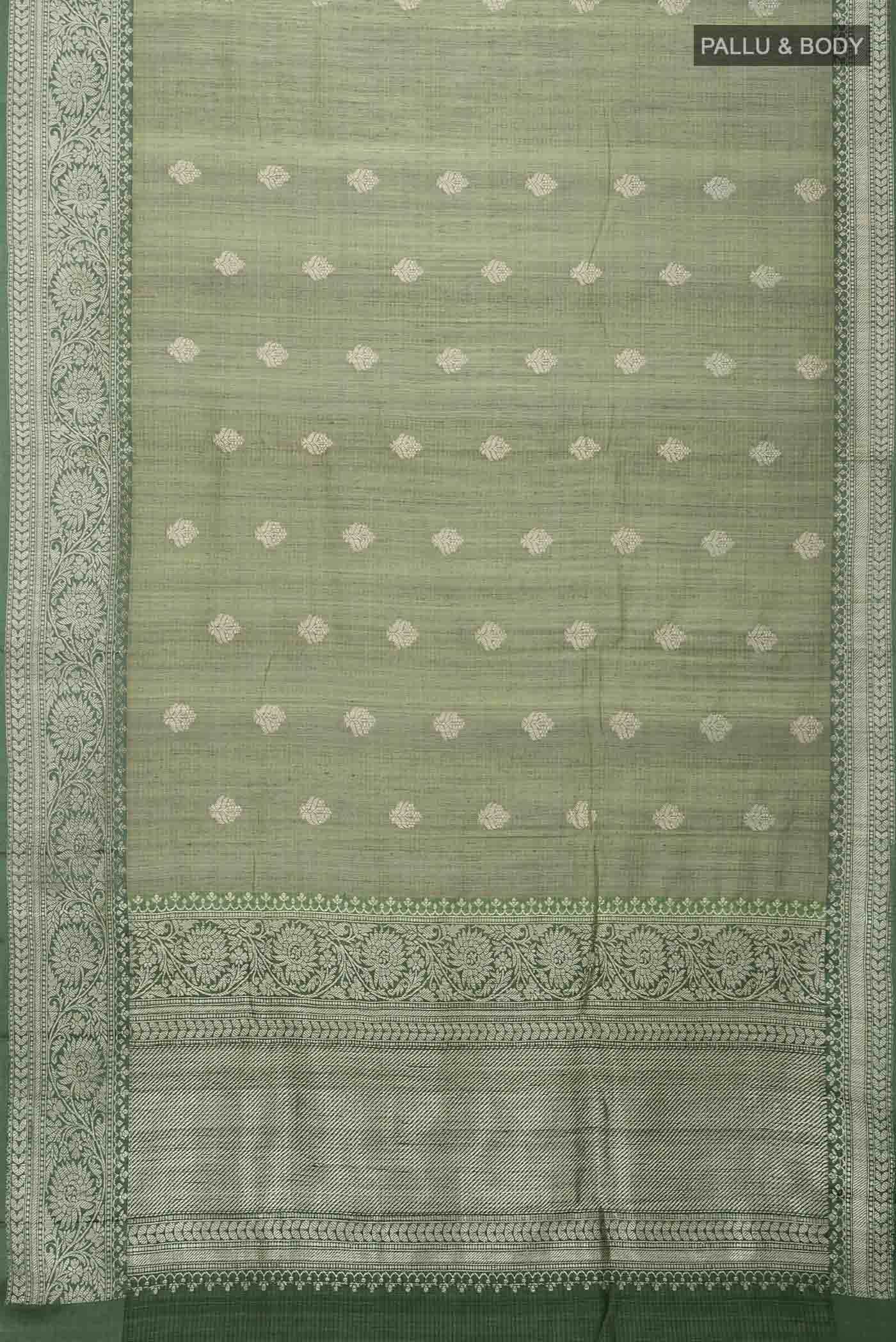 Green Banarasi Silk Saree