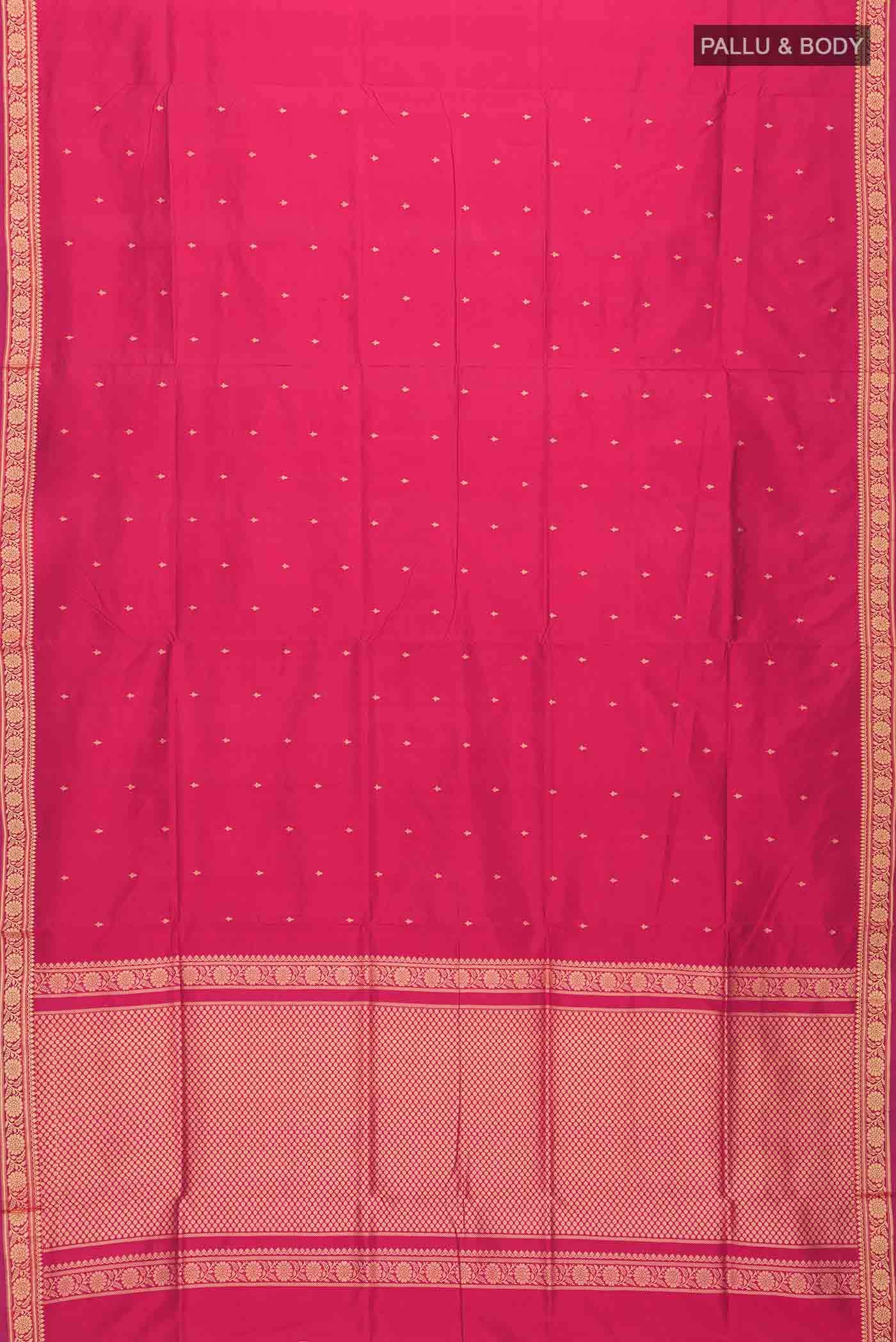 Pink Banarasi Katan Silk Saree