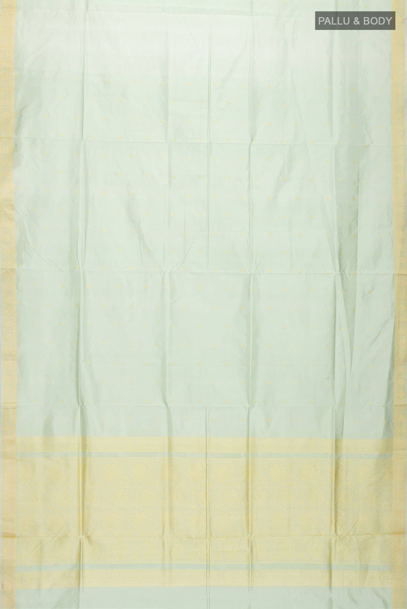 Light Green Banarasi Katan Silk Saree