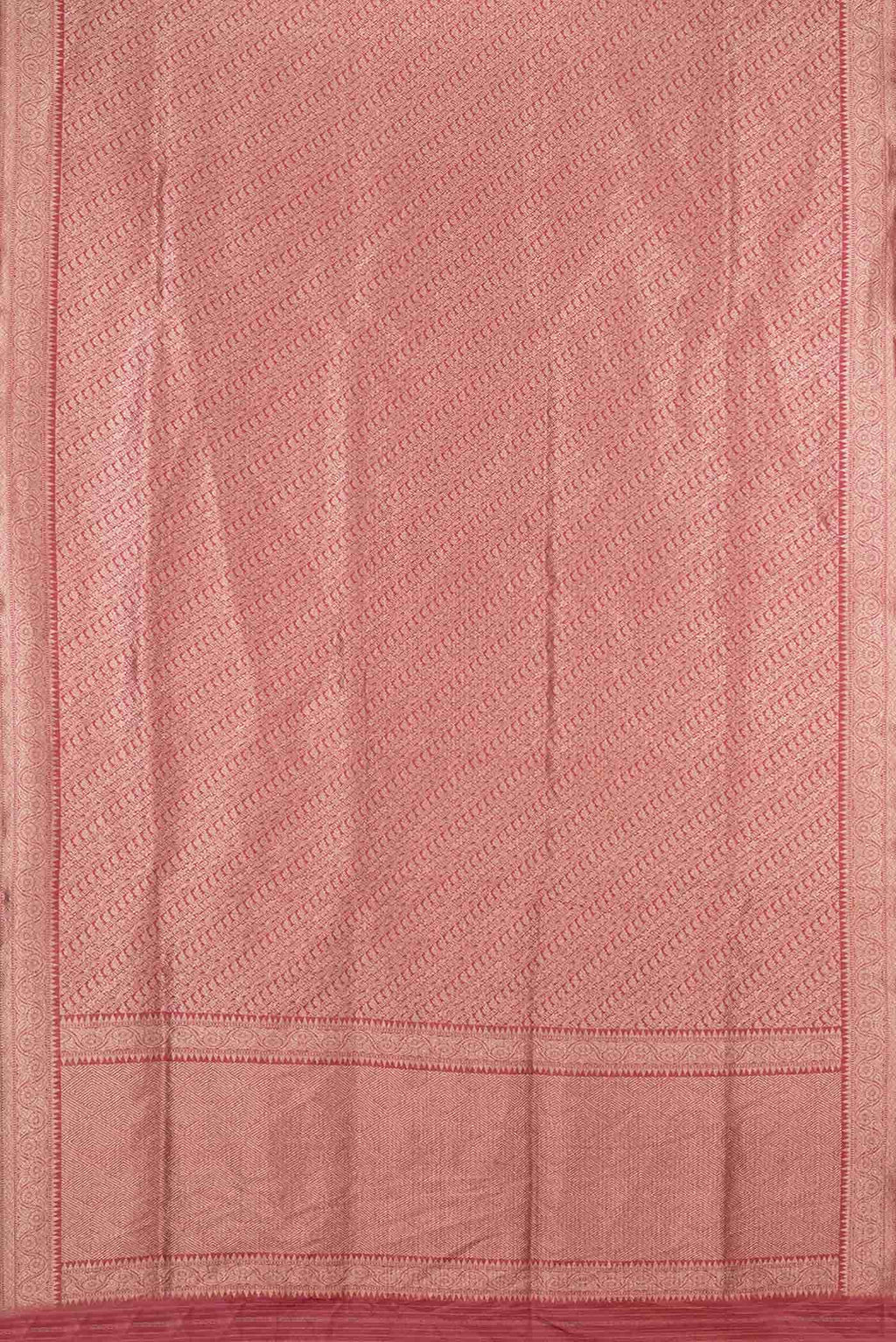 Red Dual Tone Banarasi Silk Saree