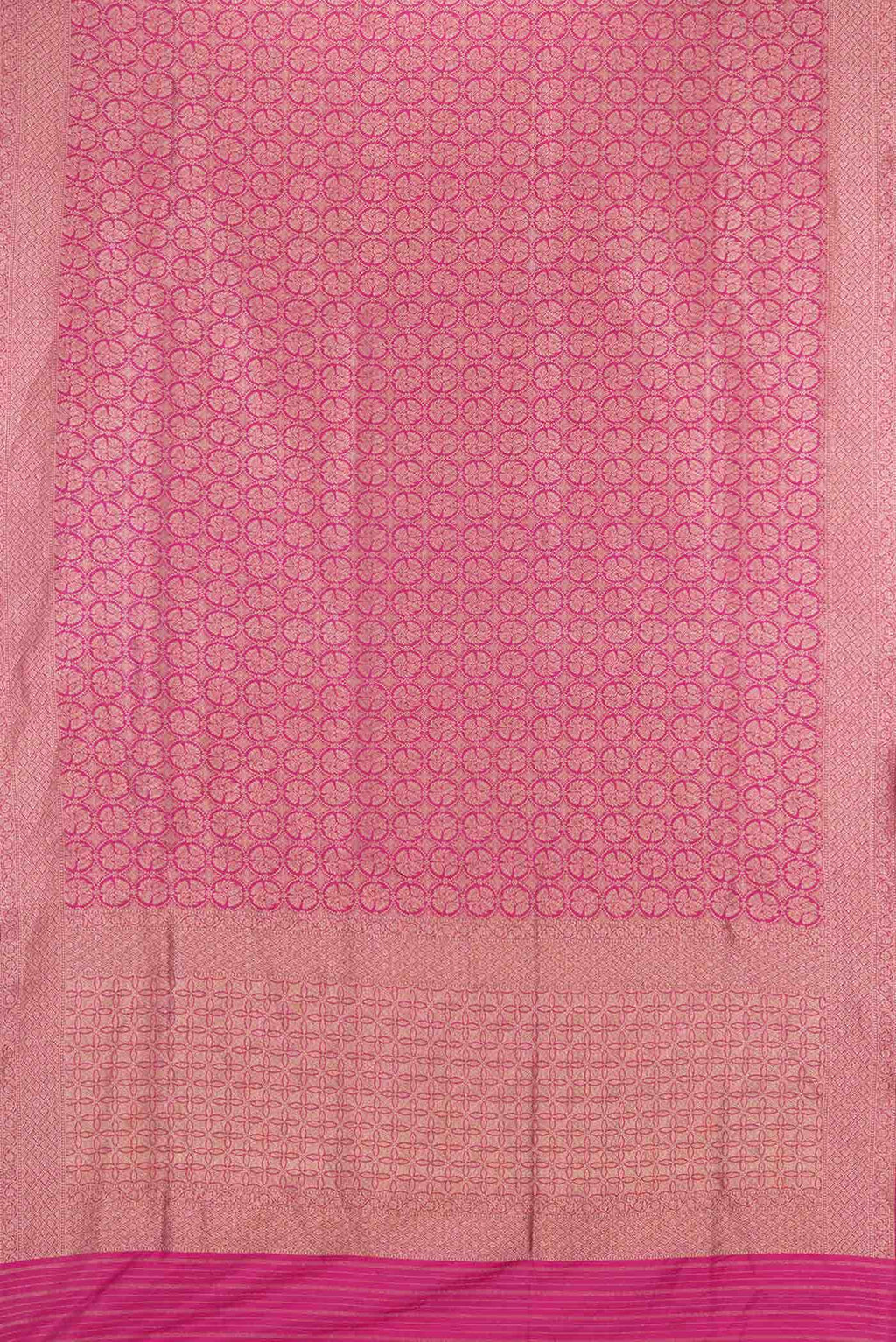 Pink Dual Tone Banarasi Silk Saree