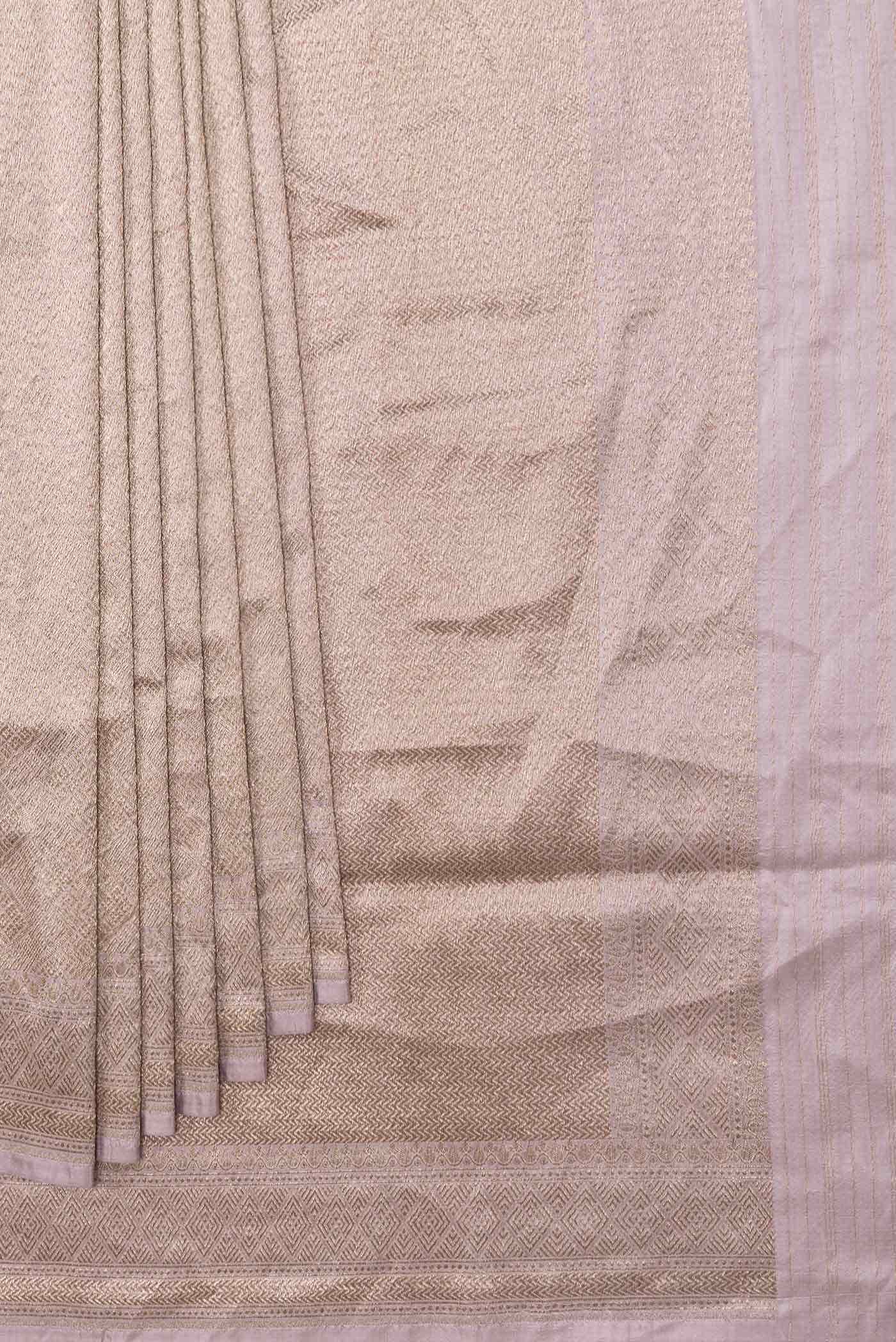 Bronze Dual Tone Banarasi Silk Saree