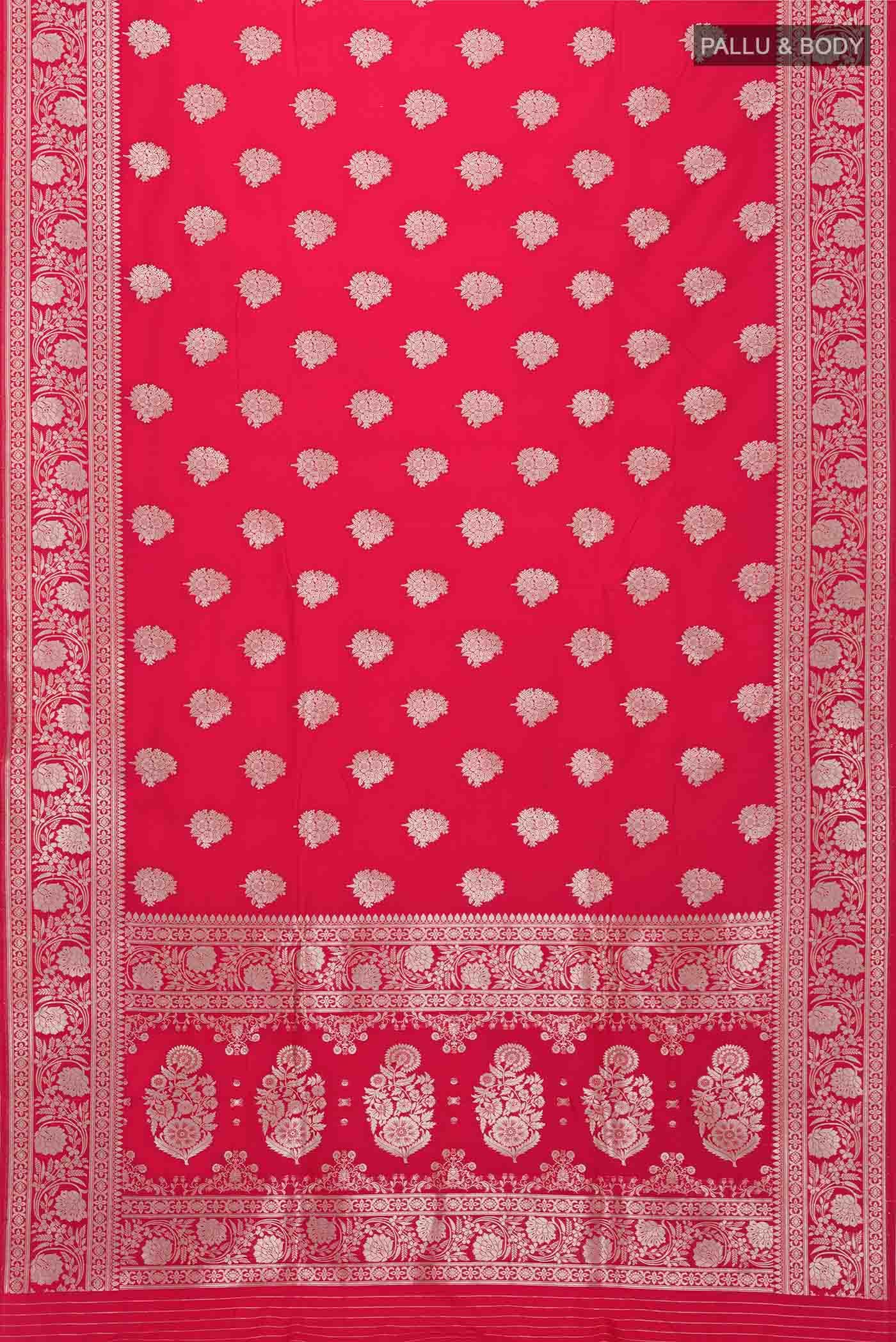 Red Banarasi Silk Saree