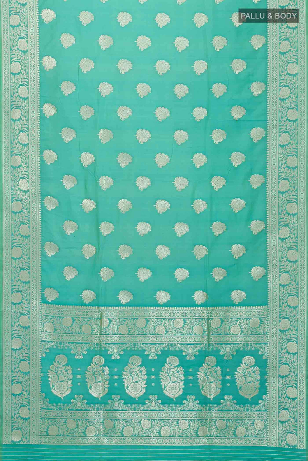 Green Blended Banarasi Silk Saree