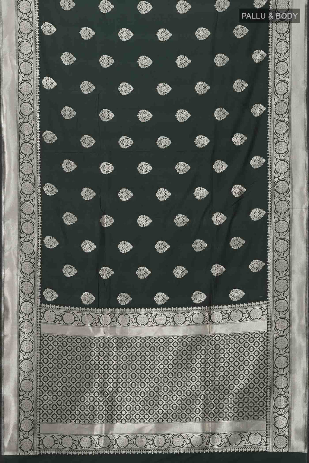 Green Blended Banarasi Silk Saree