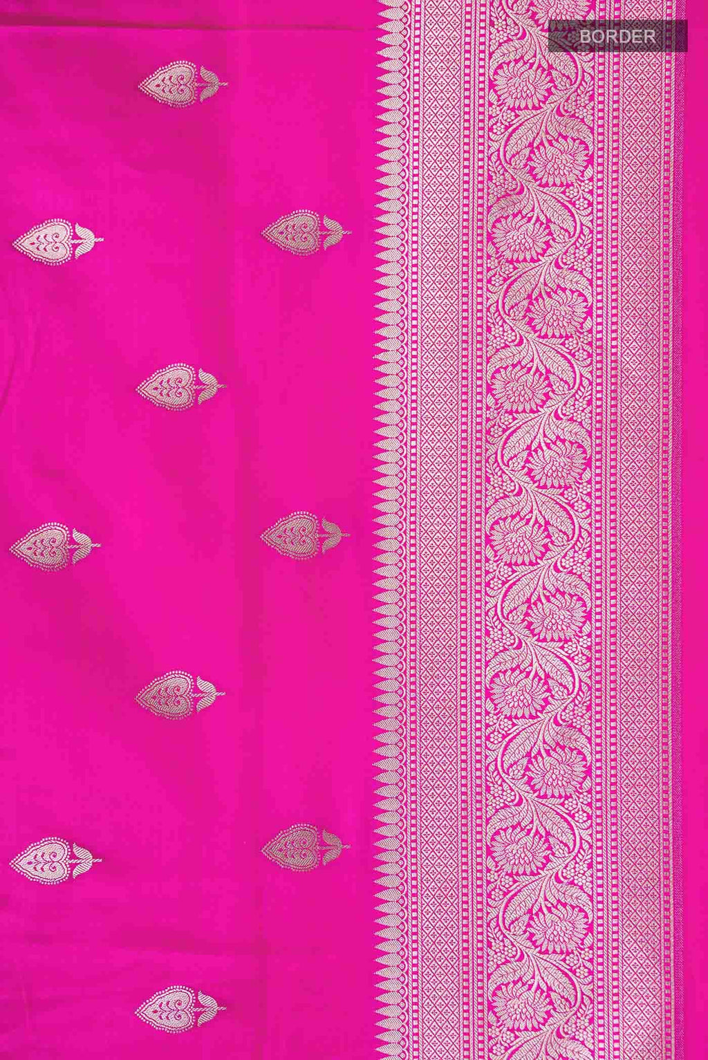 Pink Banarasi Silk Saree
