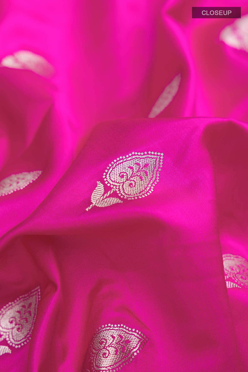 Pink Banarasi Silk Saree