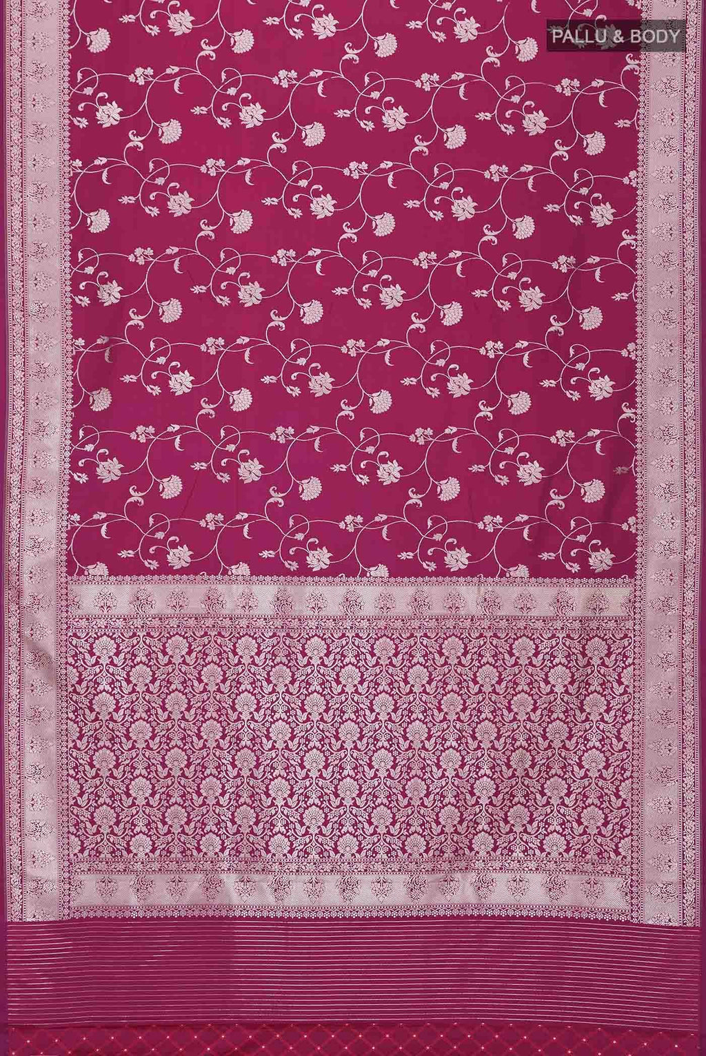 Purple Banarasi Silk Saree