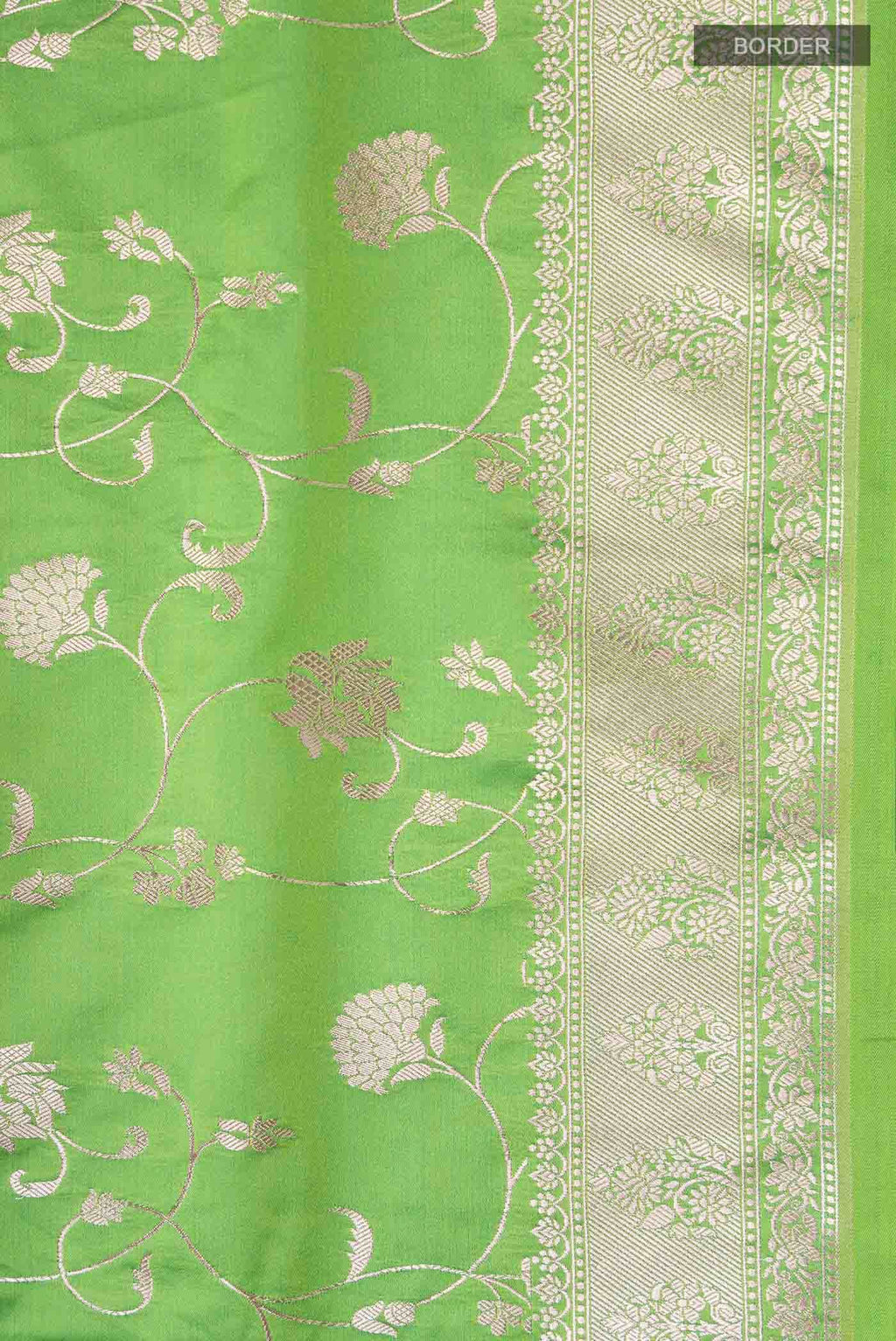 Green Blended Banarasi Silk Saree