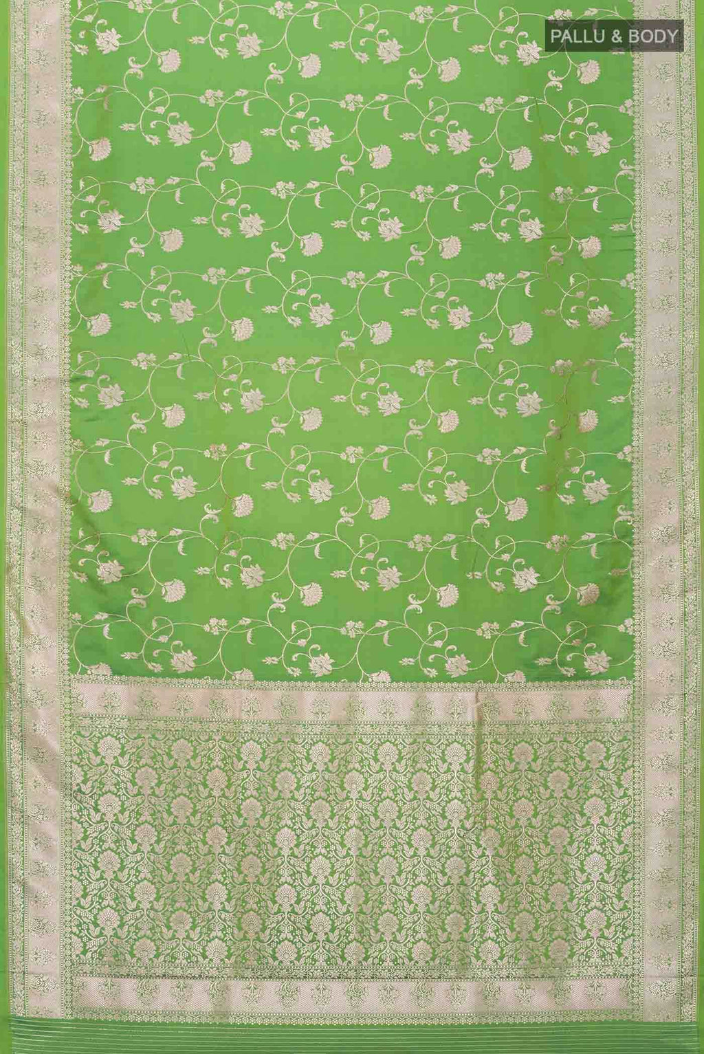 Green Blended Banarasi Silk Saree