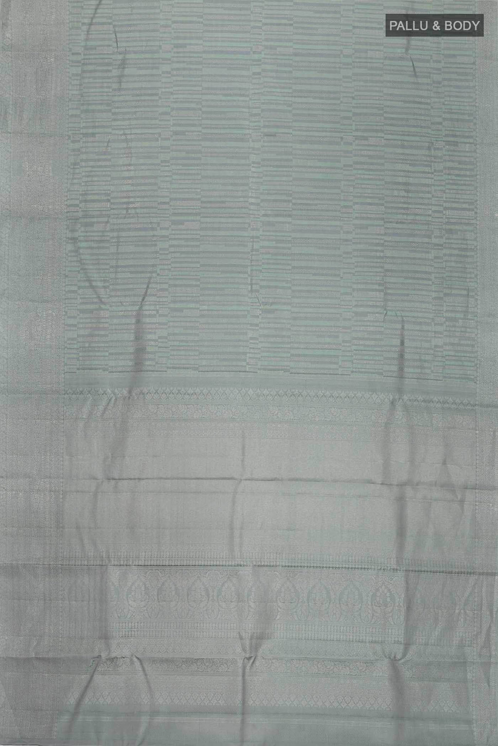 Grey Kanchipuram Silk Saree