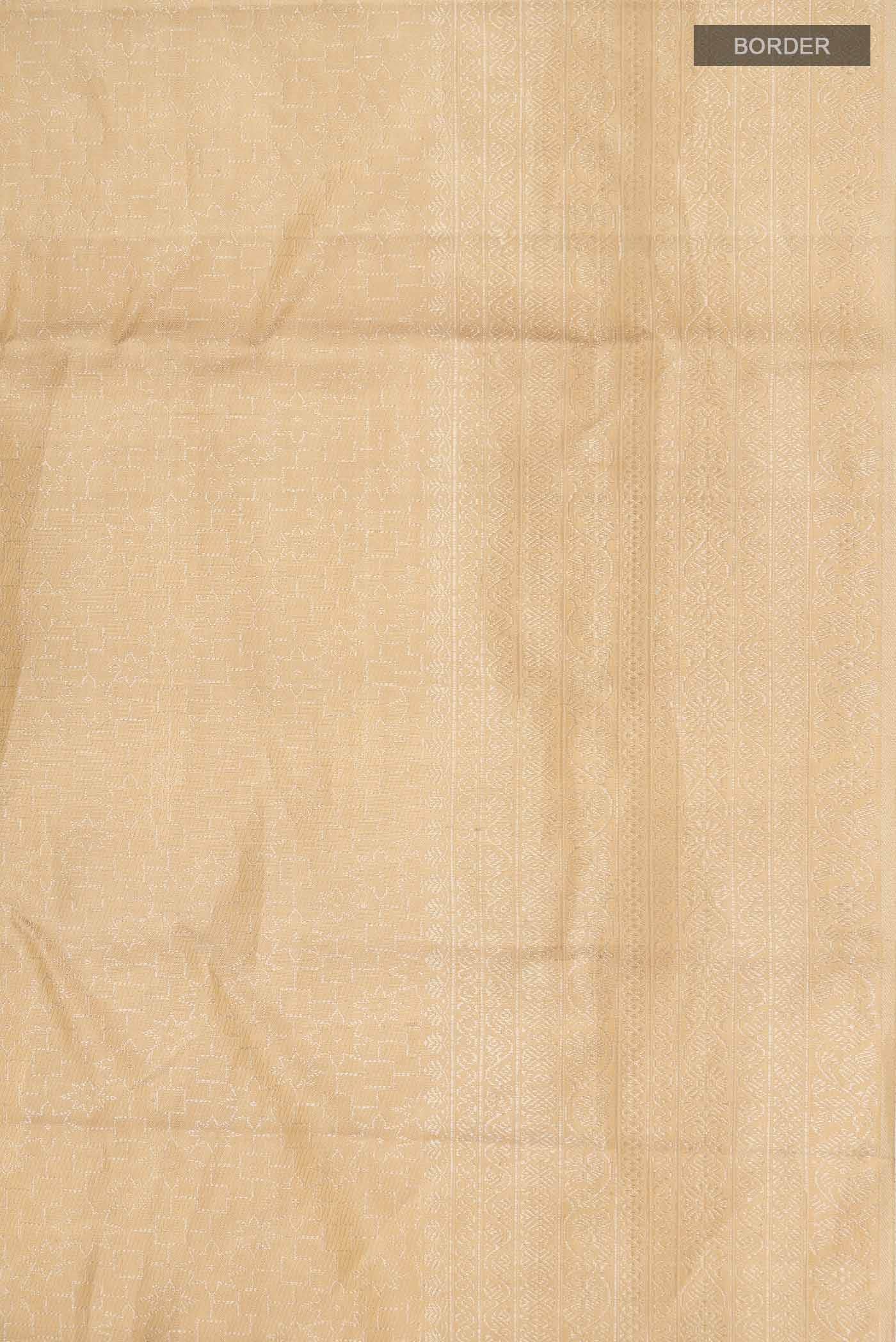 Sandal Kanchipuram Silk Saree
