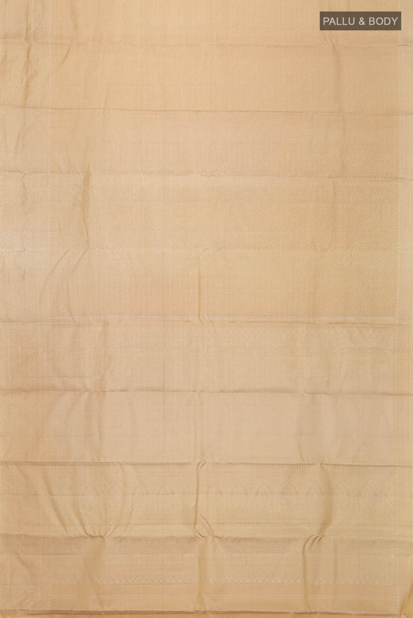 Sandal Kanchipuram Silk Saree
