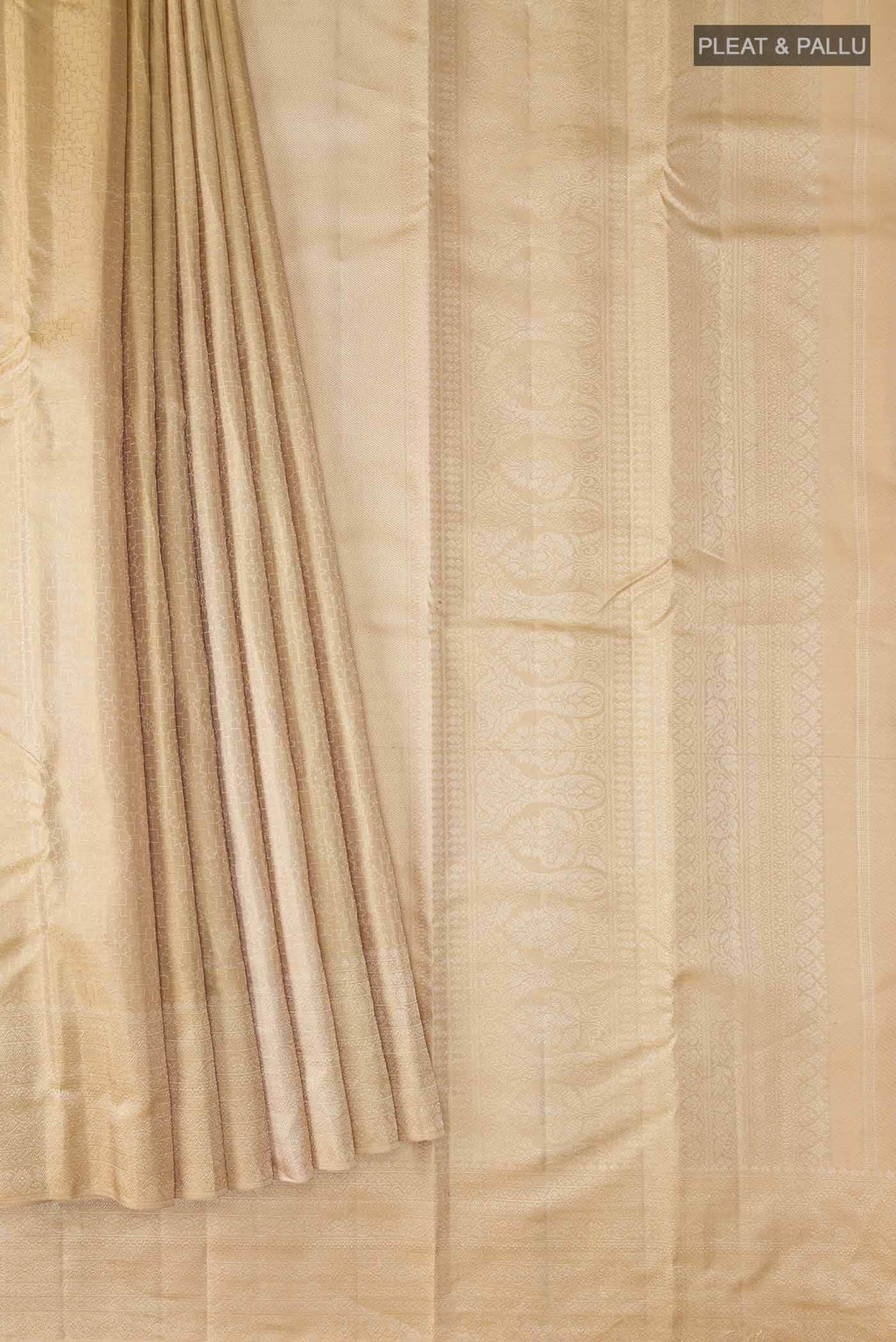 Sandal Kanchipuram Silk Saree
