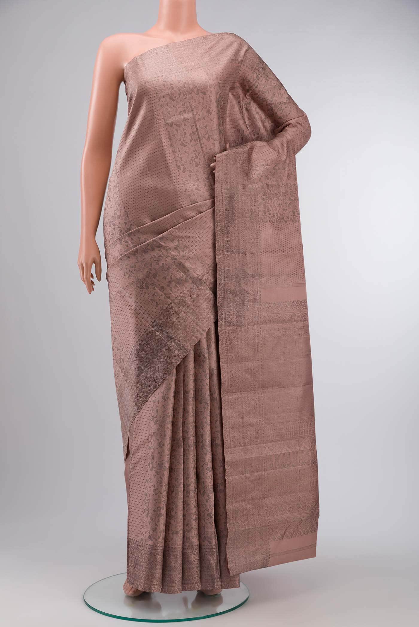 Mauve Kanchipuram Silk Saree