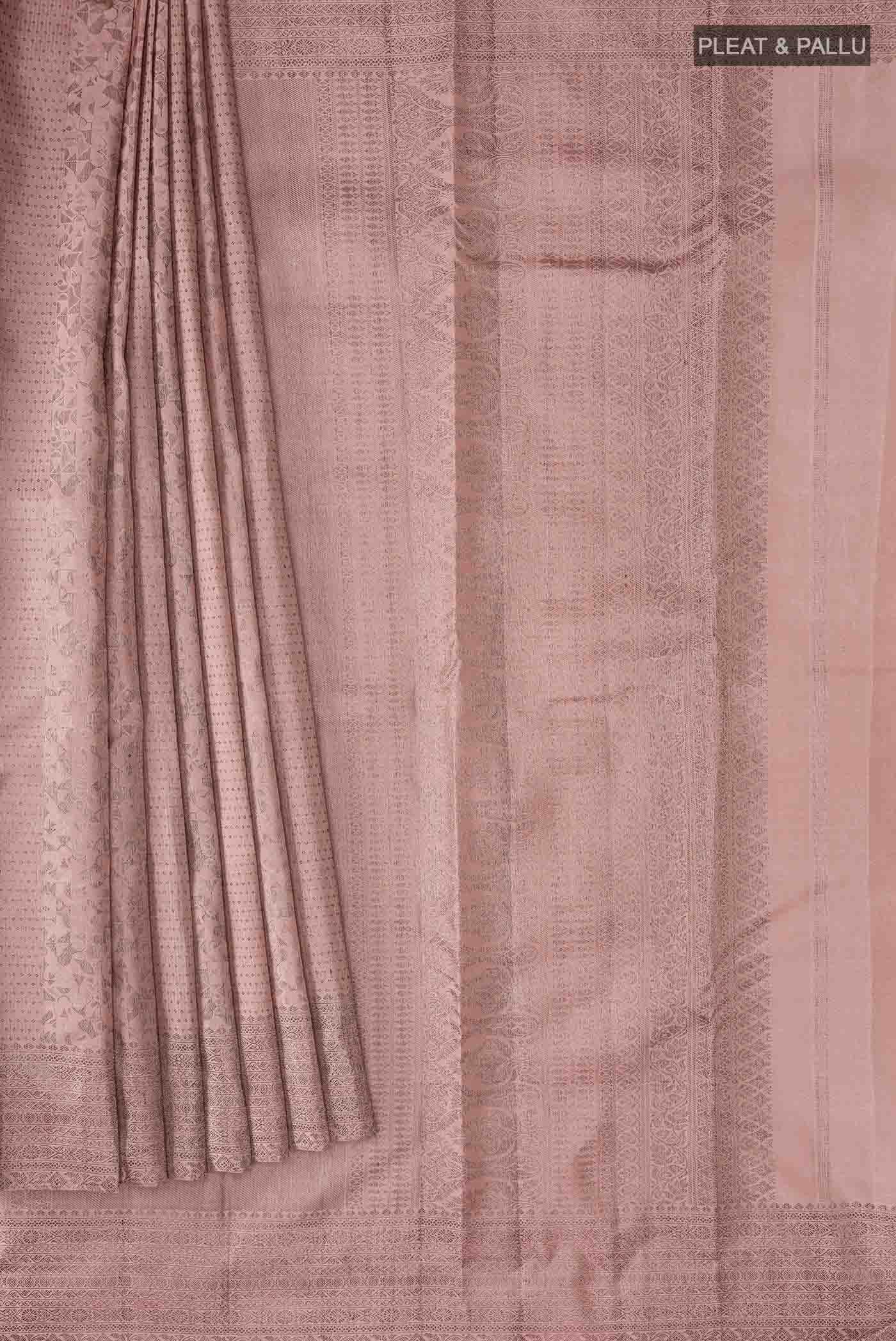 Mauve Kanchipuram Silk Saree
