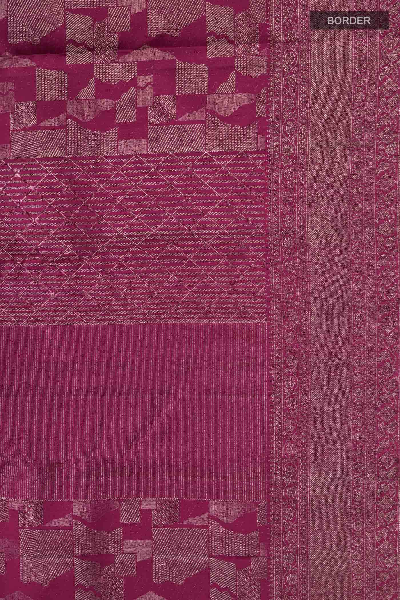 Maroon Kanchipuram Silk Saree