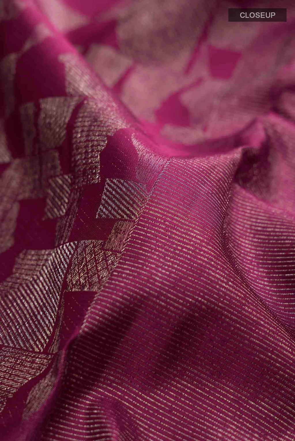 Maroon Kanchipuram Silk Saree
