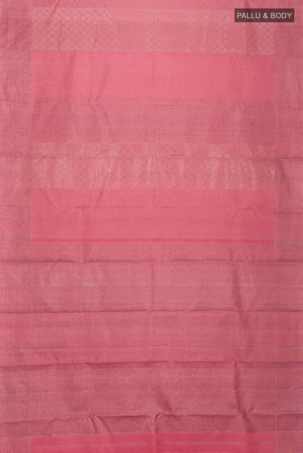 Coral Kanchipuram Silk Saree