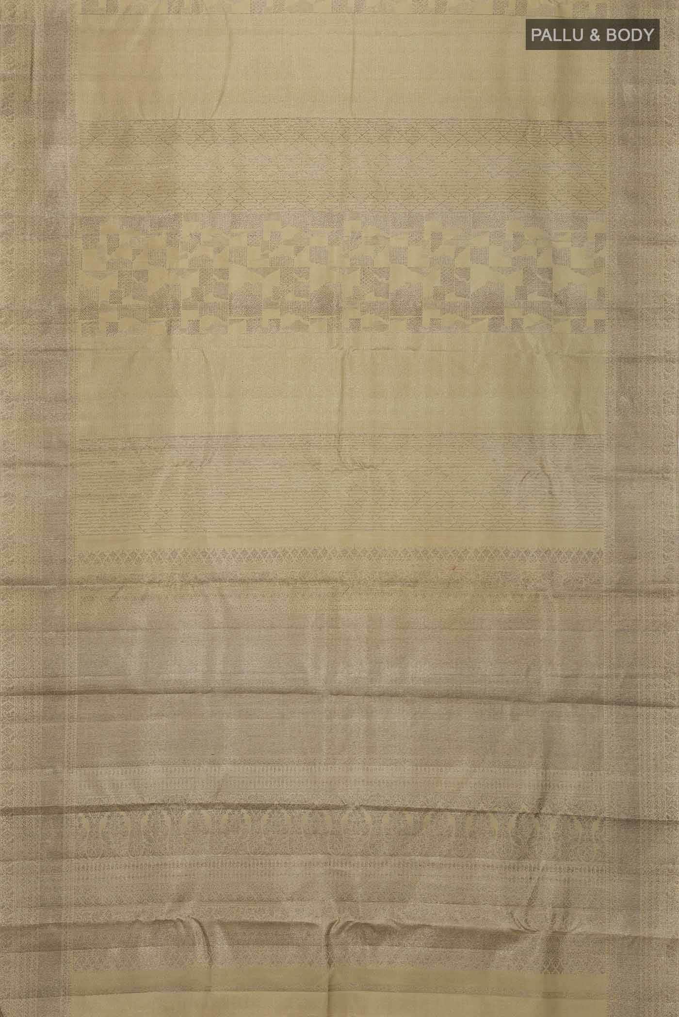 Sage Green Kanchipuram Silk Saree