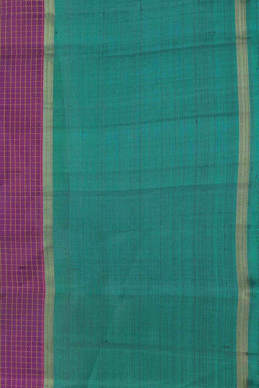Magenta Dual Tone Kanchipuram Silk Saree