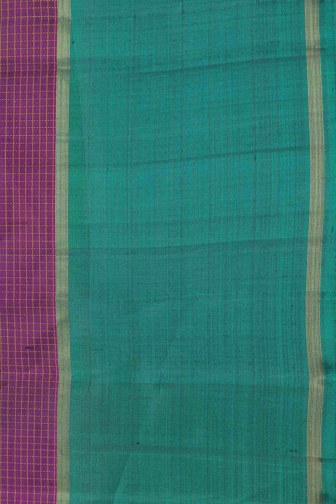 Magenta Dual Tone Kanchipuram Silk Saree