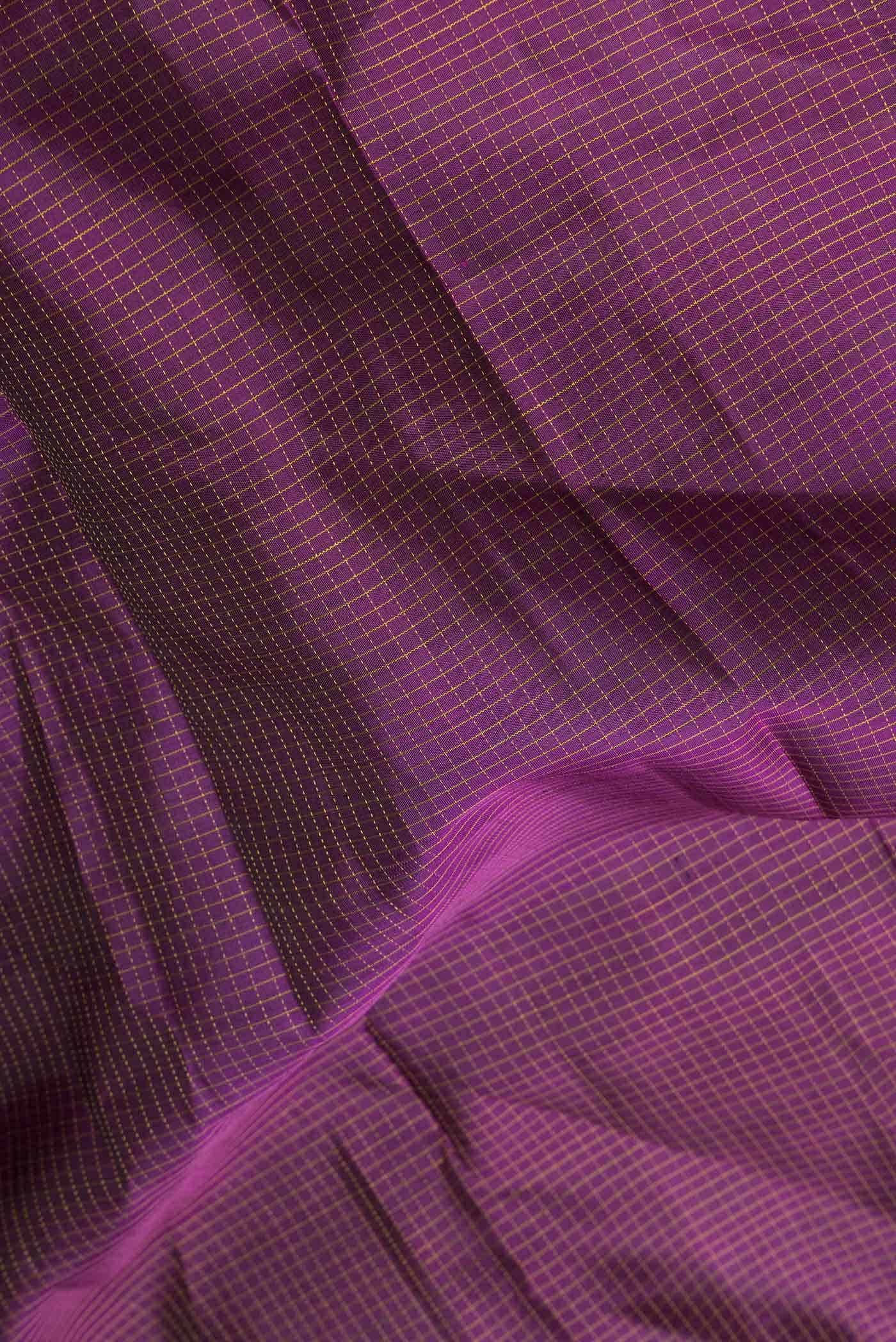 Magenta Dual Tone Kanchipuram Silk Saree