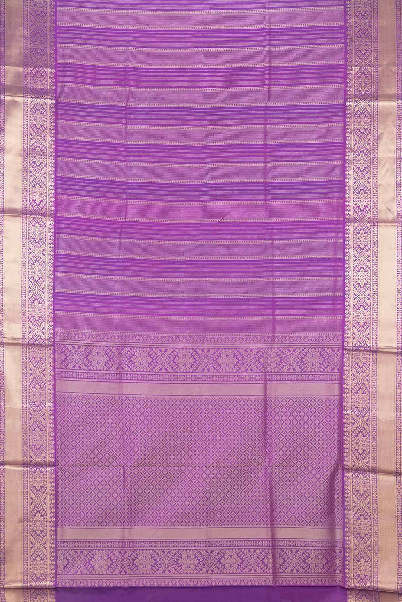Purple Dual Tone Soft Silk Saree