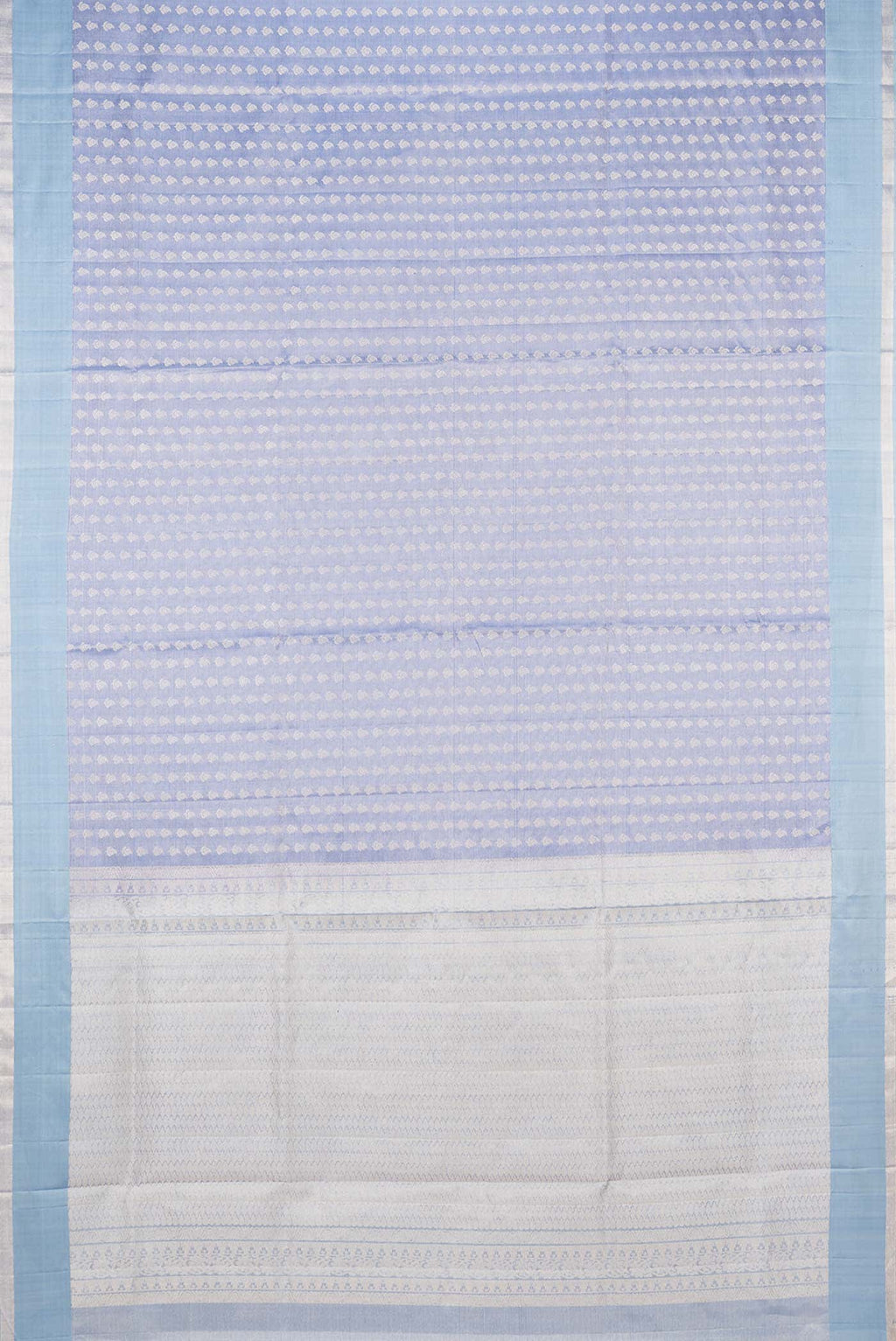 Light Blue Dual Tone Soft Silk Saree