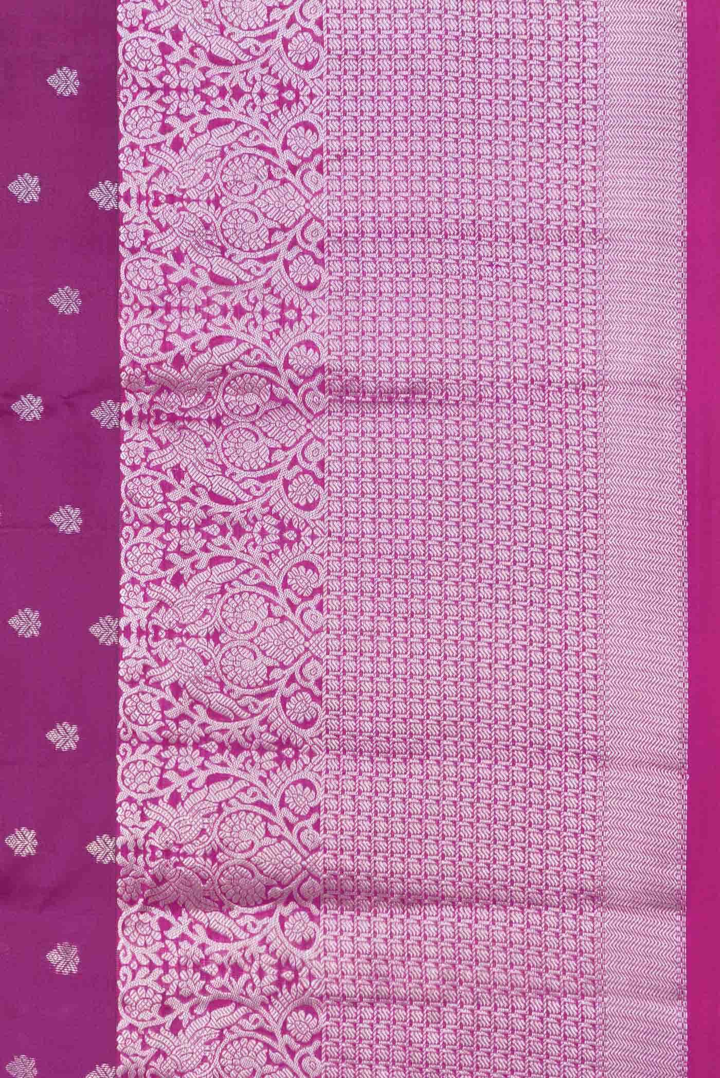 Purple Dual Tone Kanchipuram Silk Saree