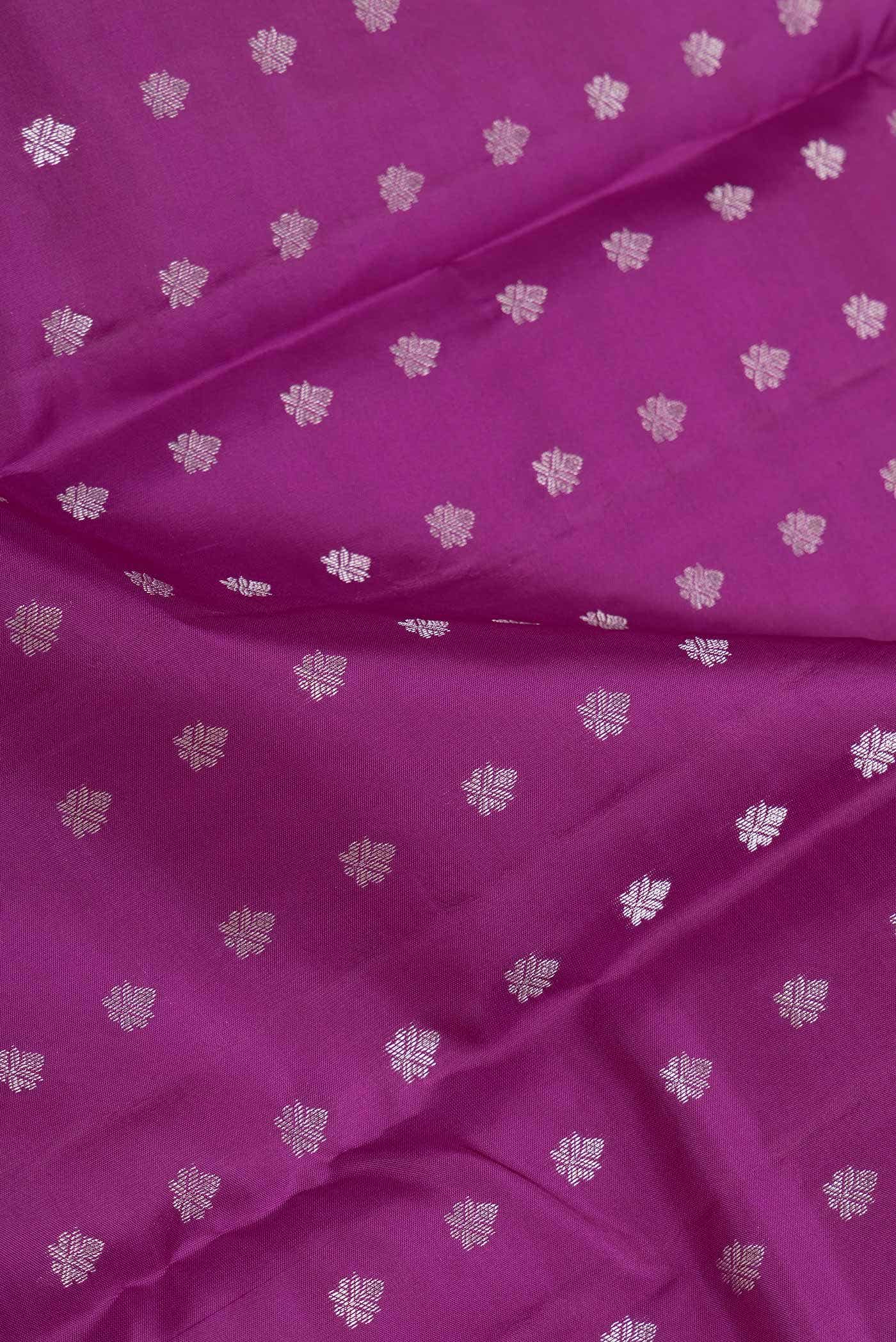 Purple Dual Tone Kanchipuram Silk Saree