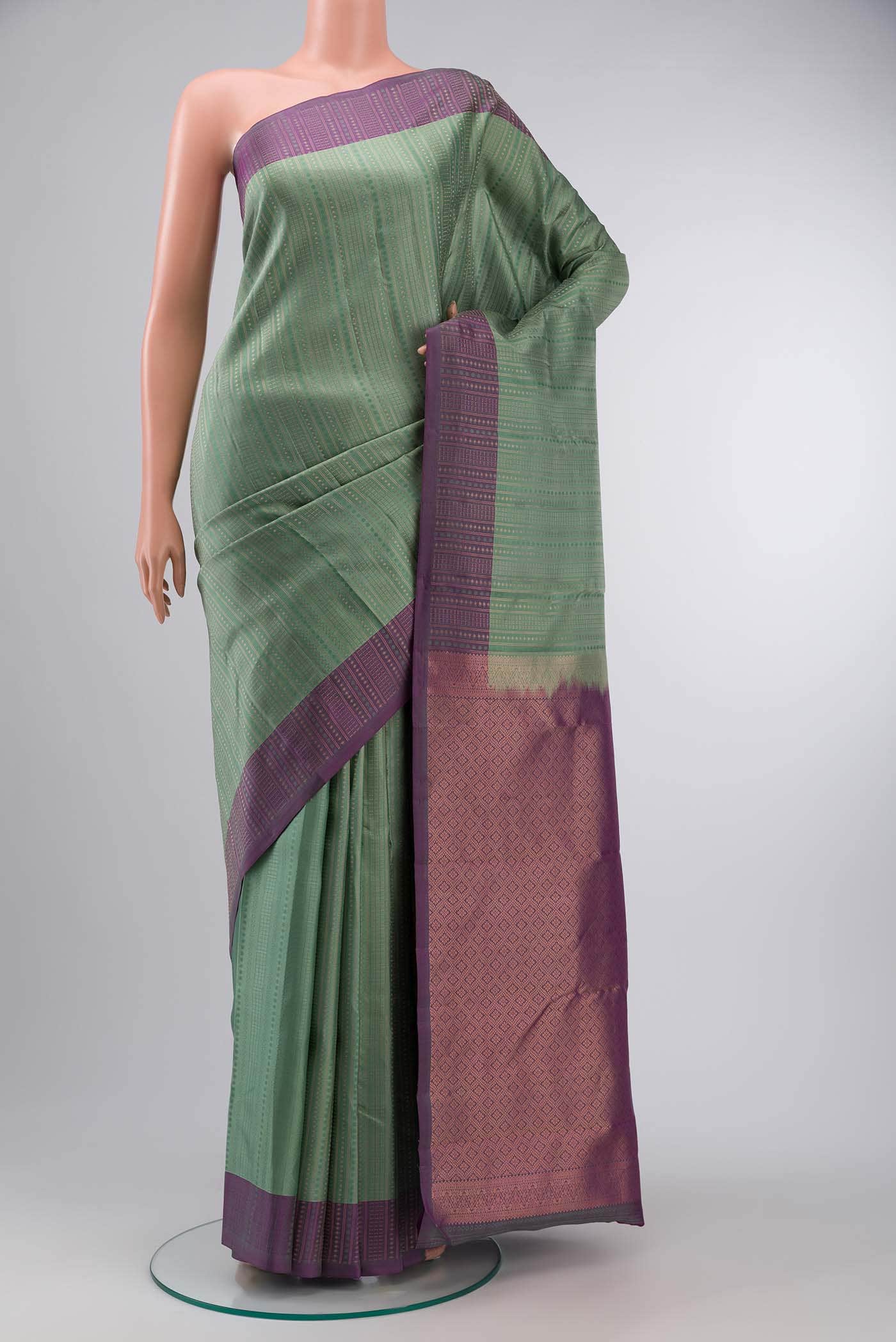 Green Kanchipuram Silk Saree