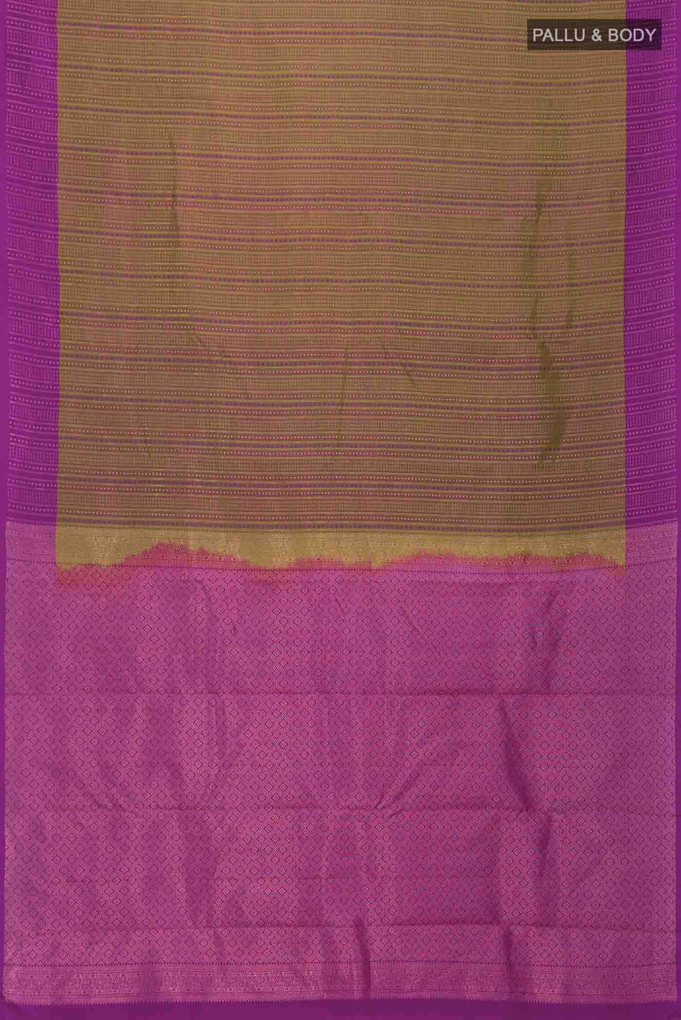 Multi Kanchipuram Silk Saree