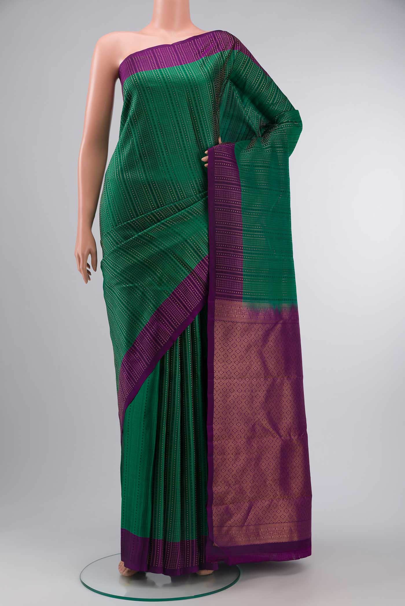 Green Kanchipuram Silk Saree