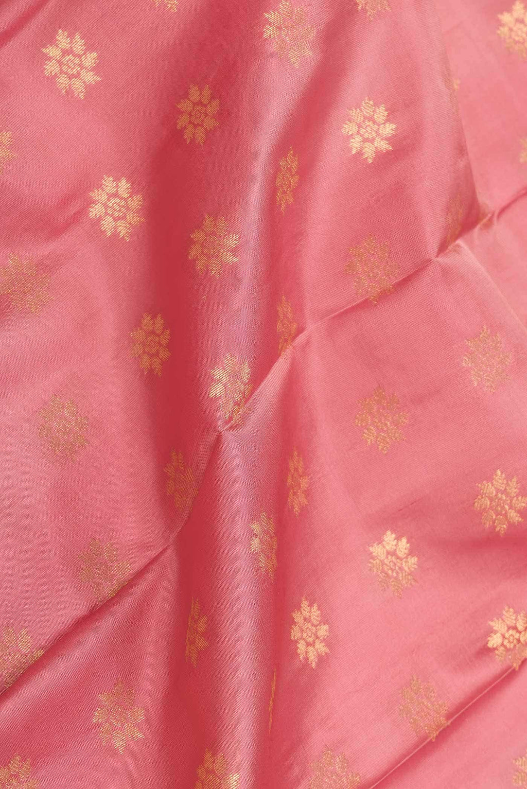 Pink Dual Tone Kanchipuram Silk Saree