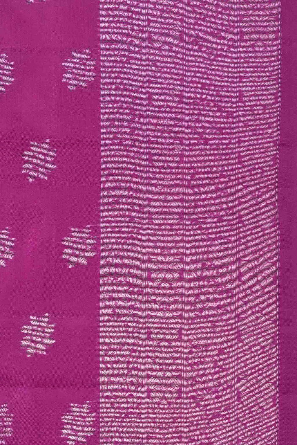 Pink Dual Tone Kanchipuram Silk Saree