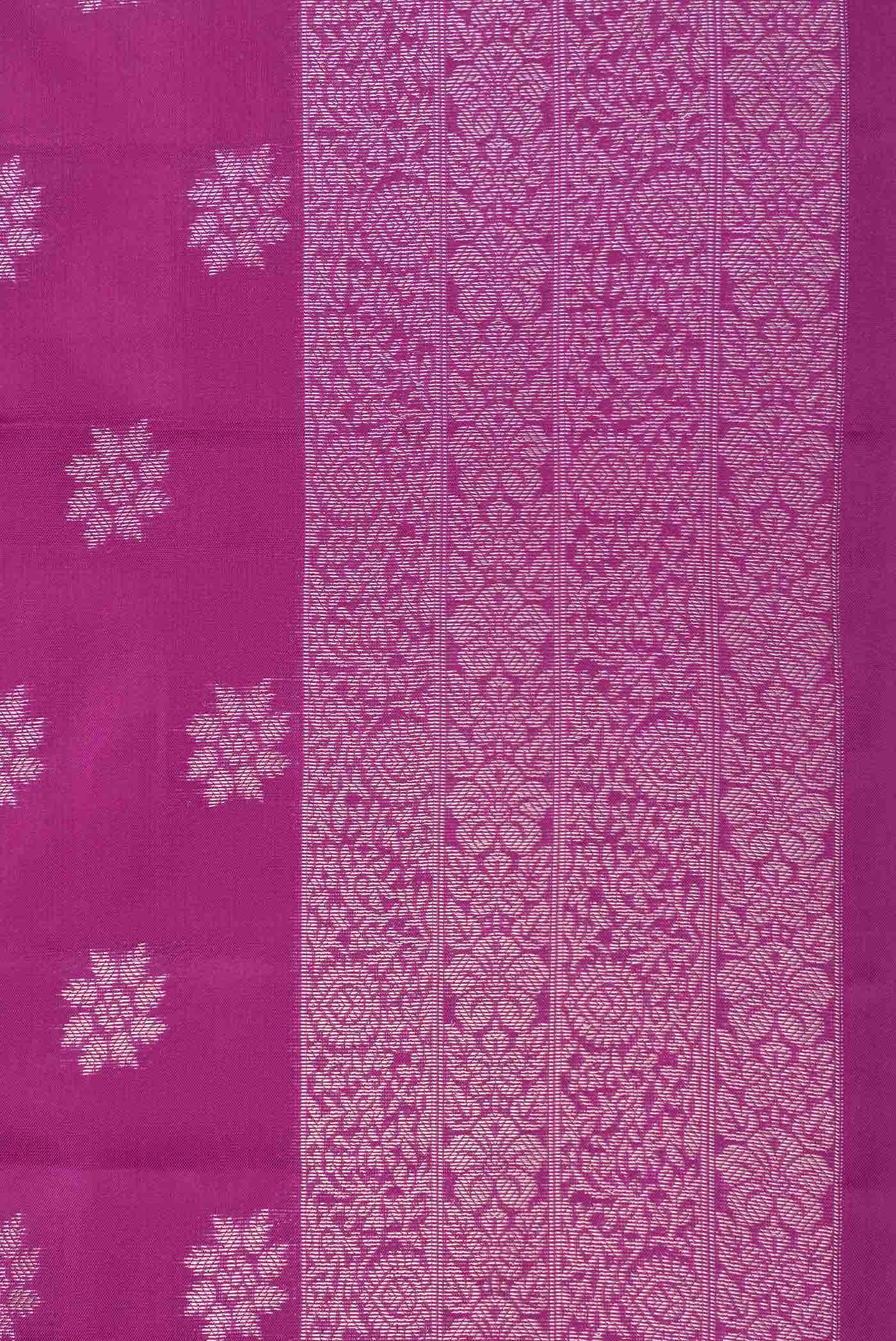 Pink Dual Tone Kanchipuram Silk Saree